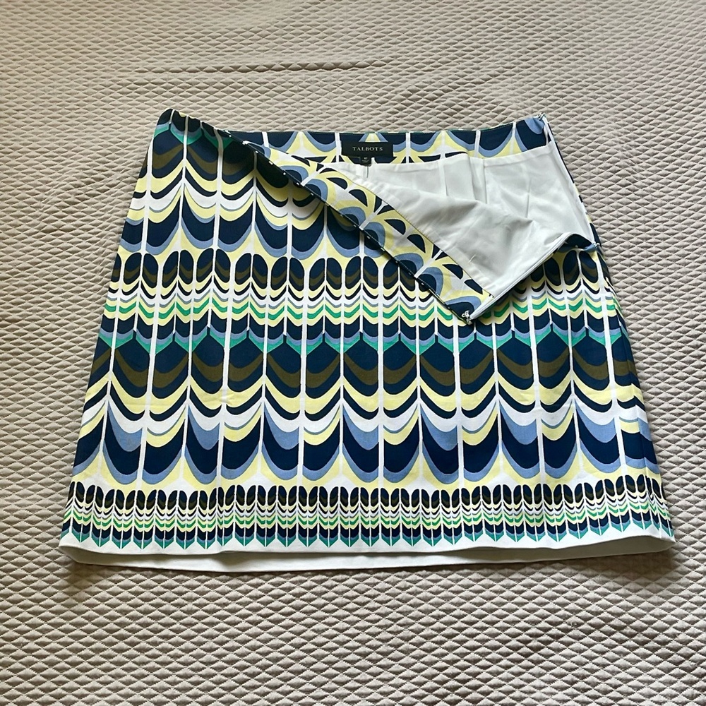Talbots A-line Skirt Knee Length size 10 - Picture 3 of 7